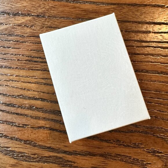 10 Set White Embossed Swirl Jewelry Boxes Fiber fill included 3x2.25x1" - Picture 5 of 7